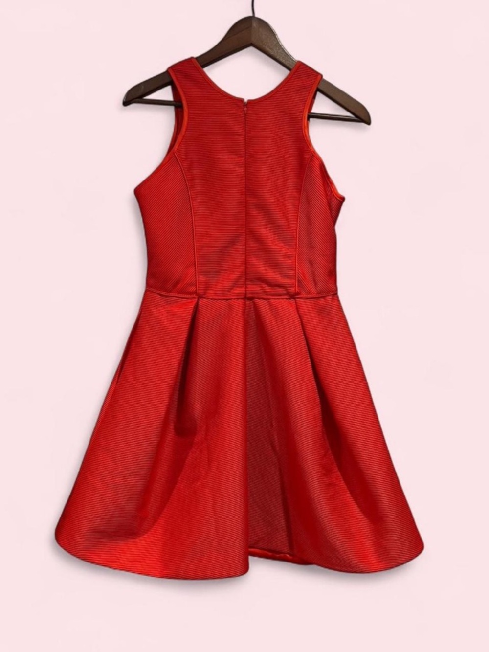 ❤️Maje Red Sleeveless A-line Dress w Pockets❣️ - Picture 3 of 6